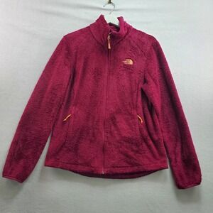 The North Face Jacket Women's Medium Purple Plush Full Zip Oudoor Activewear
